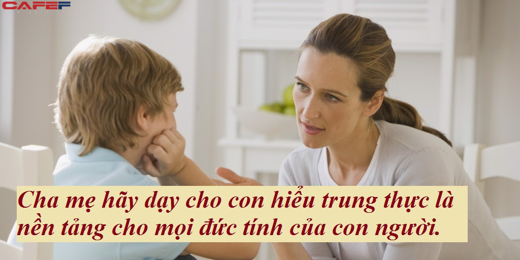 Khi cha mẹ không lưu tâm đến việc dạy con cái về sự trung thực