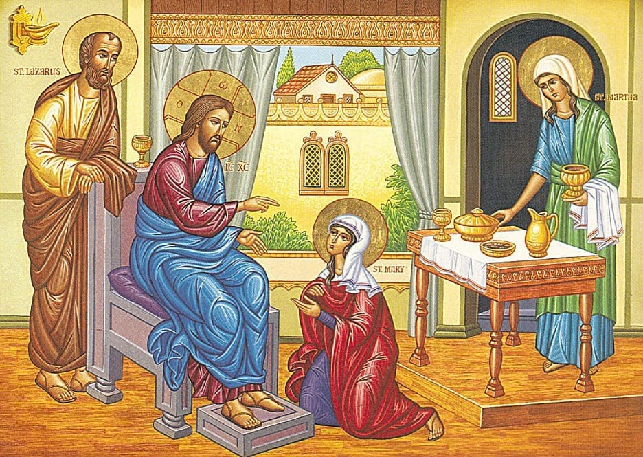 29.07.2022– Thánh nữ Mát-ta, Maria và Ladarô. 